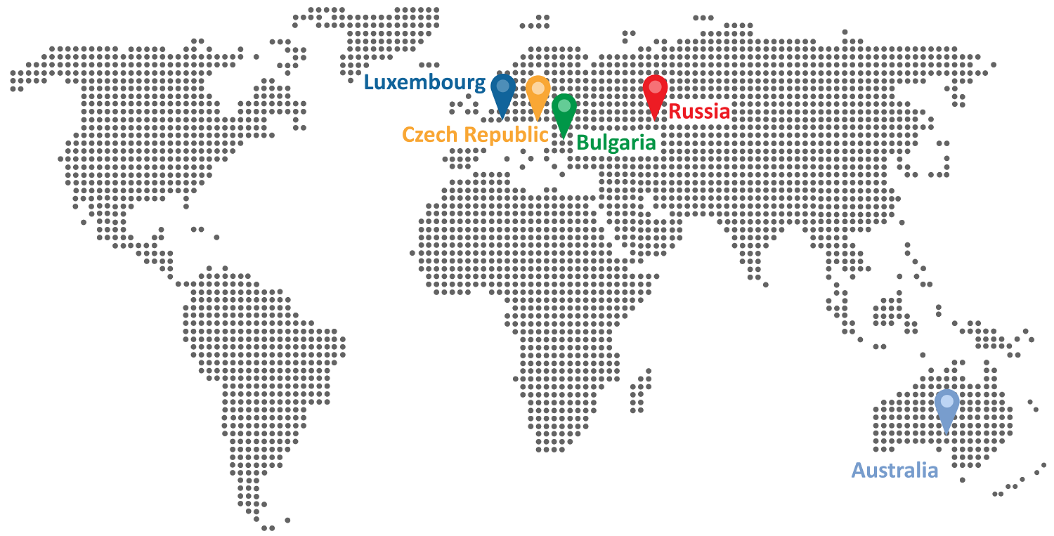 Accumalux world map
